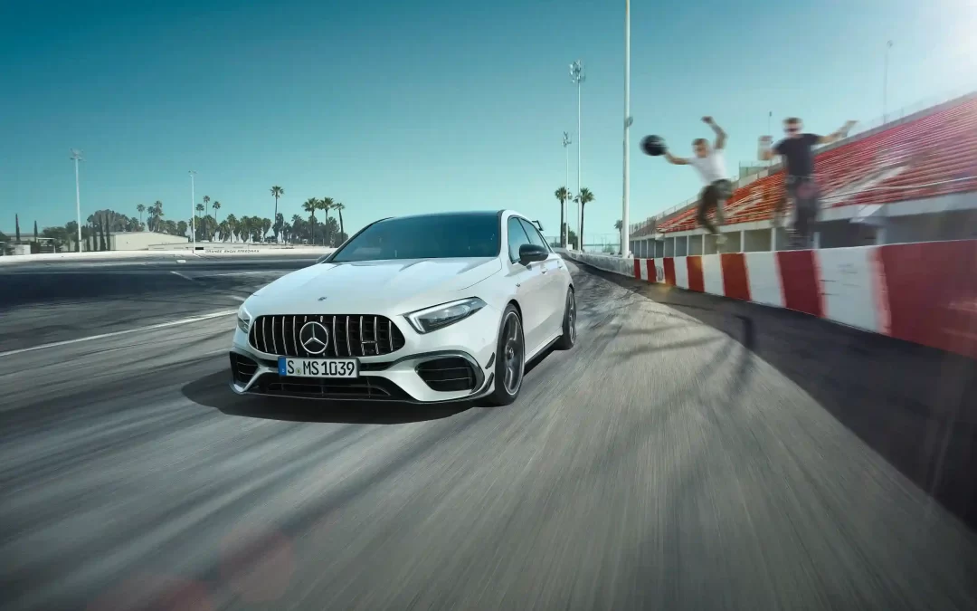 A bordo del Mercedes-AMG A45s